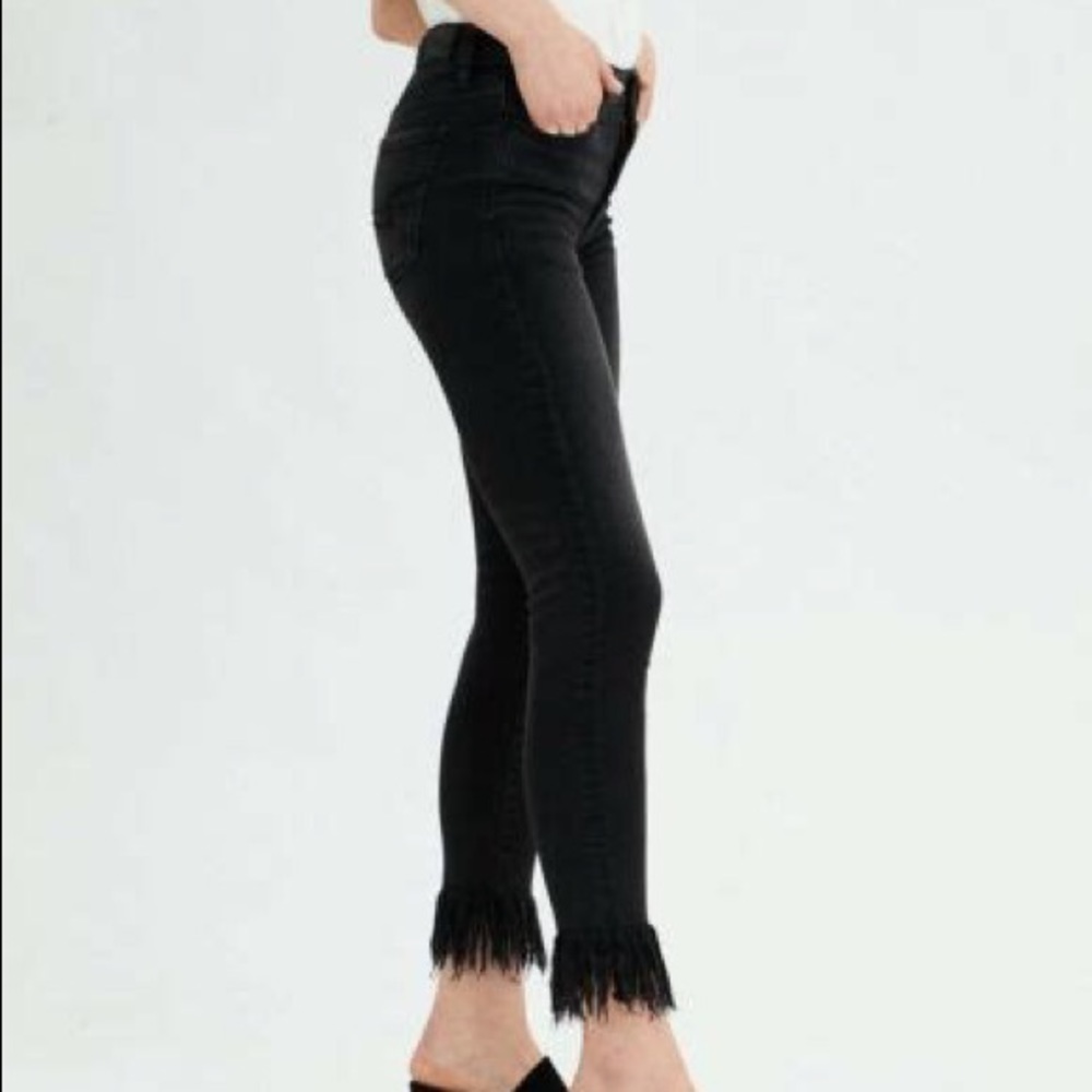 American Eagle Frayed Hem Jeans